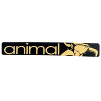 Animal Street Sticker black gold BMX Ramp Stickers Animal Bikes Decal