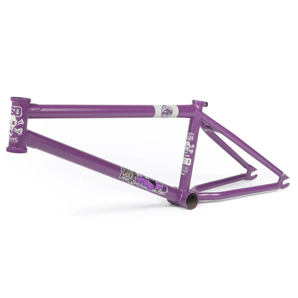 BSD Grime Frame plum crazy purple Denim Cox BMX Frames