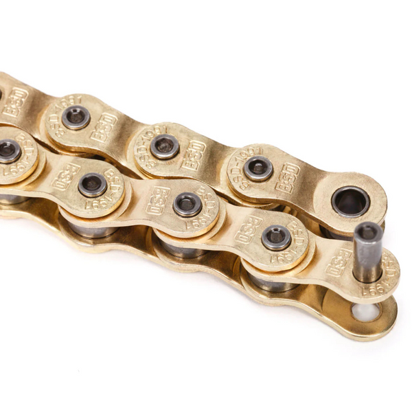 BSD 1991 Half Link Chain BMX Chains black chrome silver gold