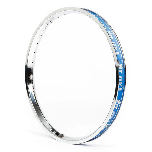 BSD XLT Rim Aero BMX Rims black teal chrome