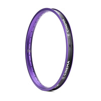 Cinema 888 Rim sandblast purple BMX Rims hoops