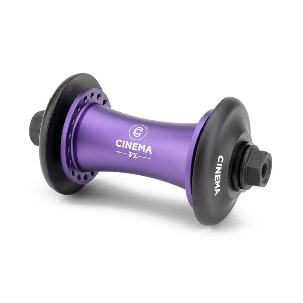 Cinema FX Front Hub purple BMX hubs