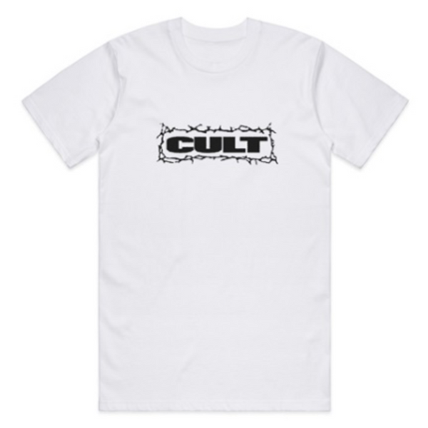 Cult Bolts Tee White BMX Shirt