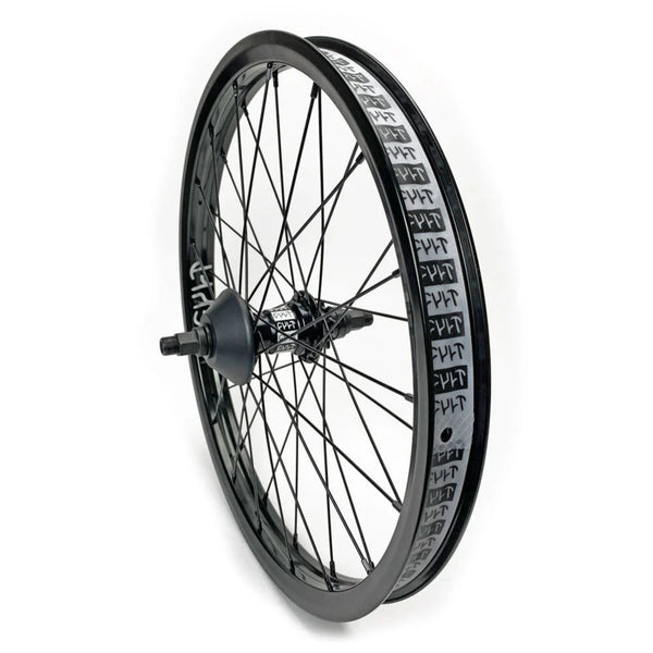 Cult Crew Cassette Wheel black polished chrome BMX Rear Wheels