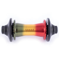 Cult Crew Front Hub black rasta polished BMX Hubs