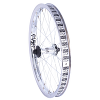Cult Crew Front Wheel black polished chrome