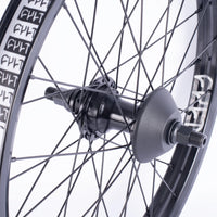 Cult Crew Hybrid Freecoaster Wheel BMX Back Rear Cassette Wheels black polished silver chrome