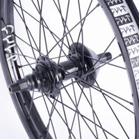 Cult Crew Hybrid Freecoaster Wheel BMX Back Rear Cassette Wheels black polished silver chrome