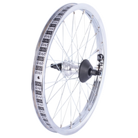 Cult Crew Hybrid Freecoaster Wheel BMX Back Rear Cassette Wheels black polished silver chrome
