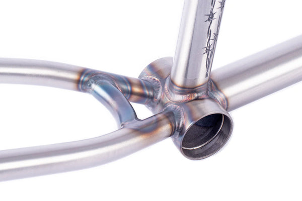 Cult Dehart Backcheck Frame Clear Coat Raw BMX – The Secret BMX Shop