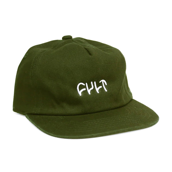 Cult Logo Cap Green BMX Hat