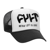 Cult Nothin' Left Trucker Hat Black BMX Hats