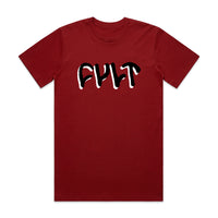 Cult Shadow Shirt Scarlet Red BMX Tee