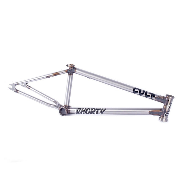 CULT SHORTY FRAME 20.75　BMXフレーム Cult Shorty Frame Clear Coat Raw BMX Frames – The Secret BMX Shop
