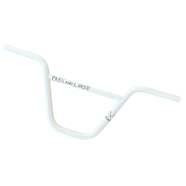 Demolition Fast and Loose Bar black chrome white BMX Handlebar