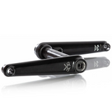 Demolition Revolt 24mm Cranks black splatter BMX Crank
