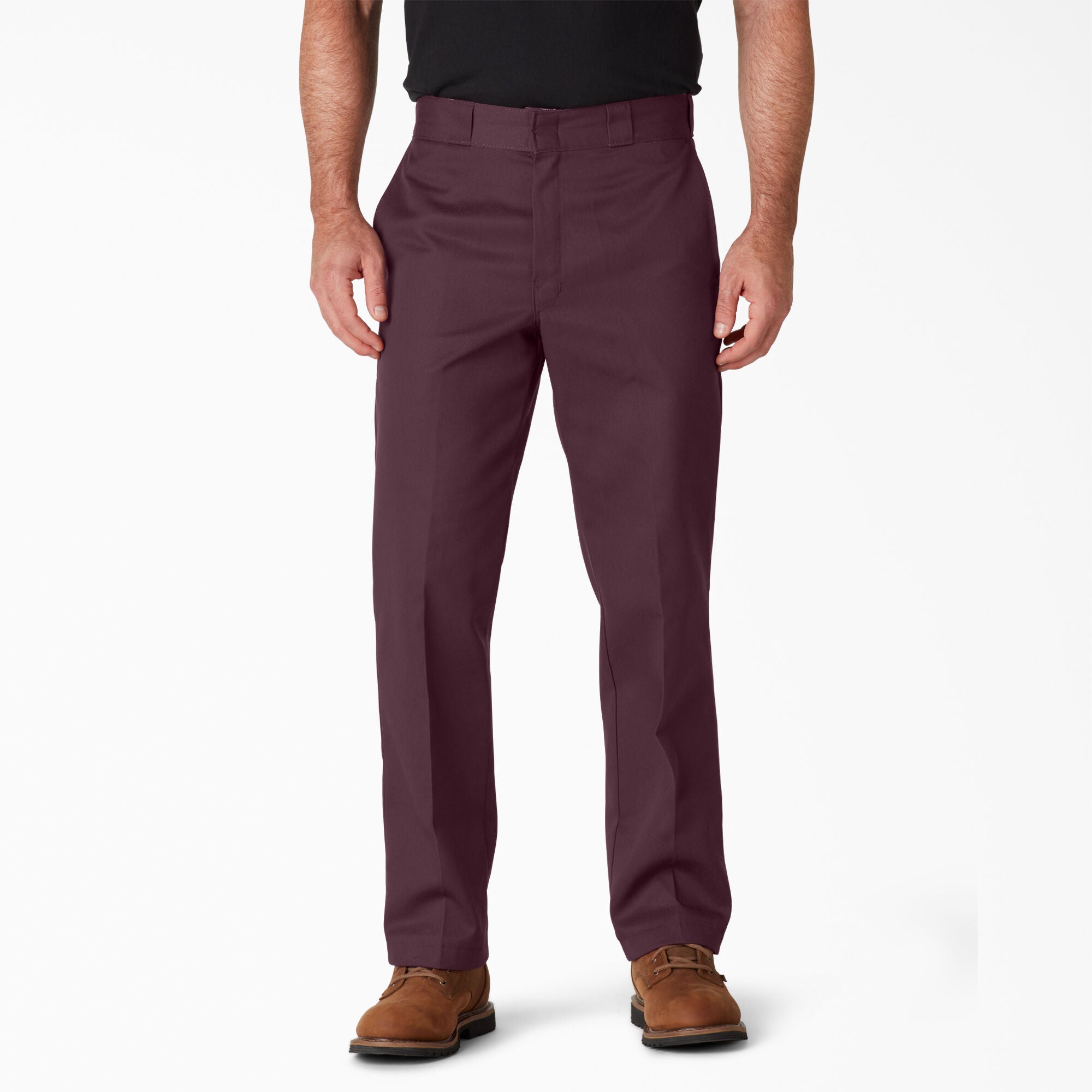 Dickies Mens Original 874 Work Pants Maroon BMX Skate Pant