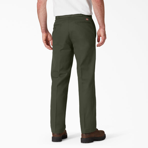 Dickies Men's 874 Original Fit Classic Work Pants Olive Green 42X32