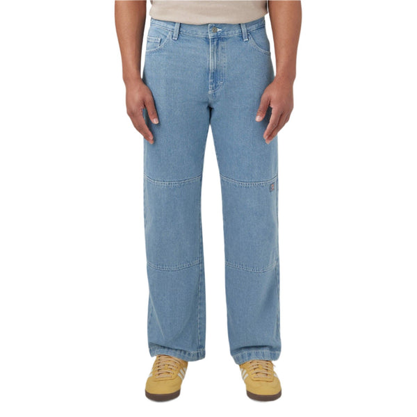 Dickies loose Fot Double Knee Jeans light blue