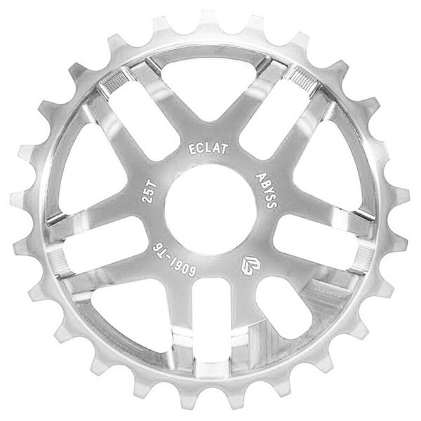 Eclat Abyss Sprocket BMX Sprockets polished silver 