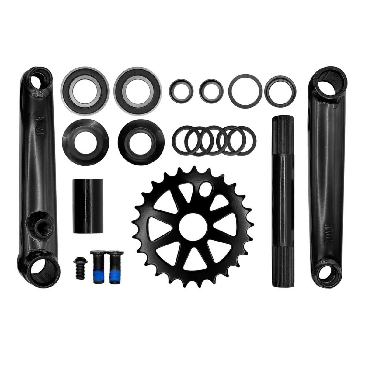 Destro OEM 48 Spline Cranks BMX Crank Set The Secret BMX Shop