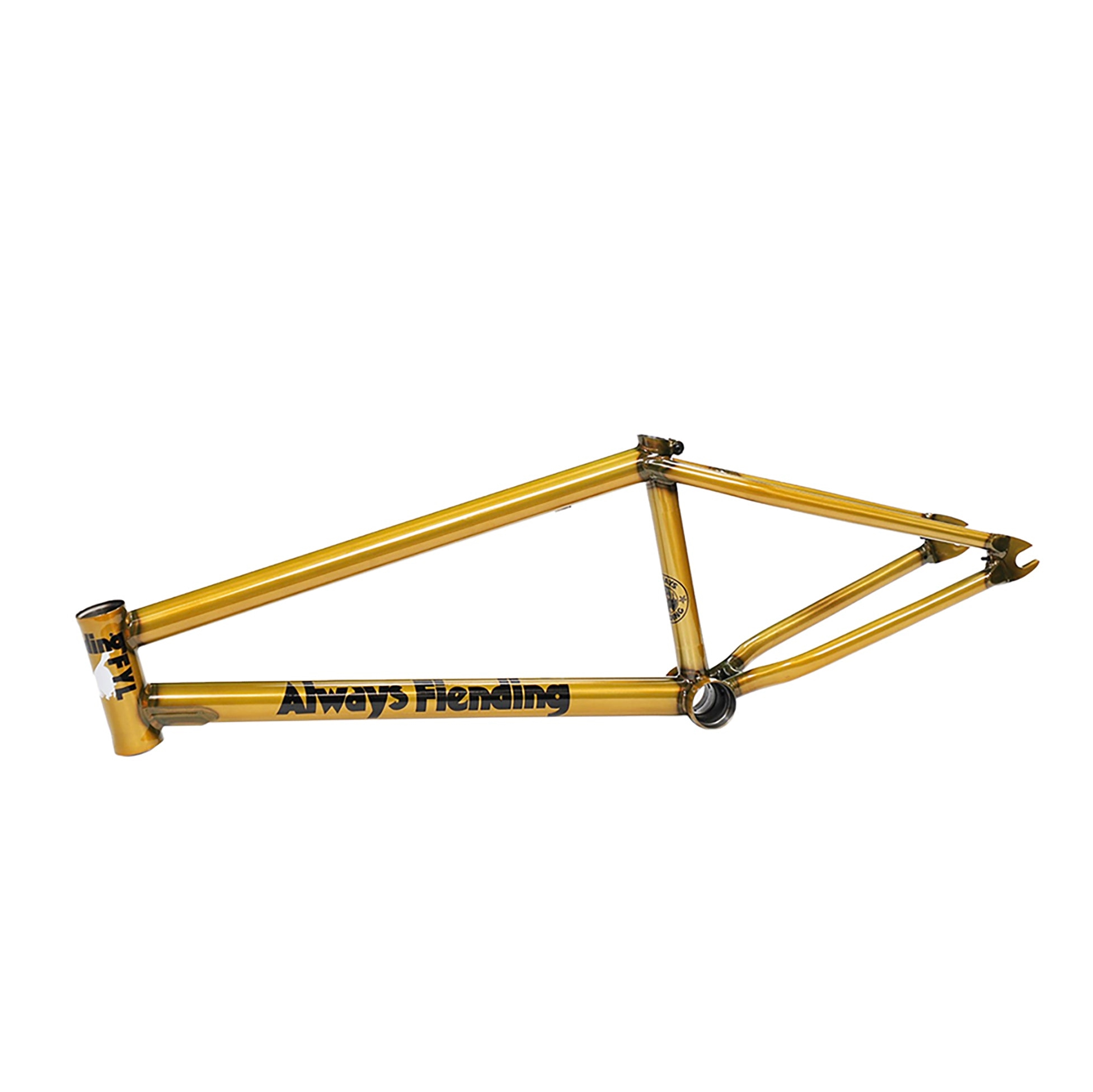 Fiend Reynolds V4 Frame Trans Gold BMX Frames – The Secret BMX Shop