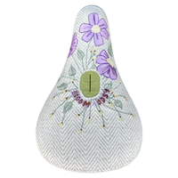 Odyssey x Bloom V2 Fat Pivotal Seat Cream BMX Flower Seats