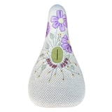 Odyssey x Bloom V2 Slim Pivotal Seat Cream BMX Flower Seats