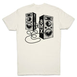 Kink Stereo Tee Vintage White BMX Shirt