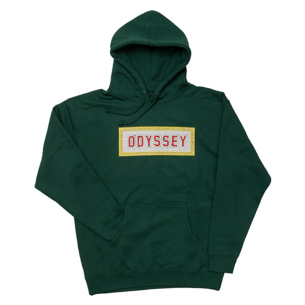 Odyssey Mosiac Pullover Hoodie Dark Green BMX hoodies