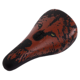 Odyssey Aitken Nightwolf Pivotal Seat Brown w/Gold Eyes BMX Seats