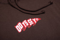 Odyssey Pennant Hoodie Brown BMX Sweatshirt