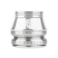 Odyssey Pro Conical Integrated Headset polished silver chrome BMX Headsets