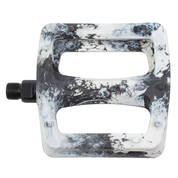 Twisted Pro Pedals white black BMX