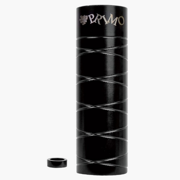 Primo Master Peg BMX pegs black silver polished chrome