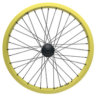 Primo Balance VS Front Wheel black yellow BMX Wheels