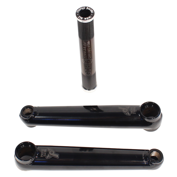 Profile 22mm Column Cranks BMX Crank black chrome