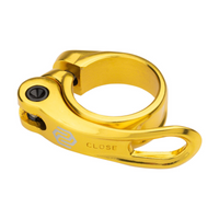 Promax Q-1 Quick Release Seat Post Clamp BMX Clamps gold