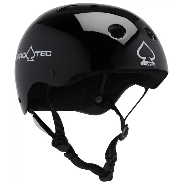 Protec Classic SKate Helmet Soft Foam Helmets gloss black