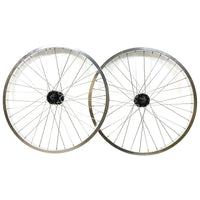 S&M Covid Cruiser 26" Wheelset black silver chrome Big BMX Wheels