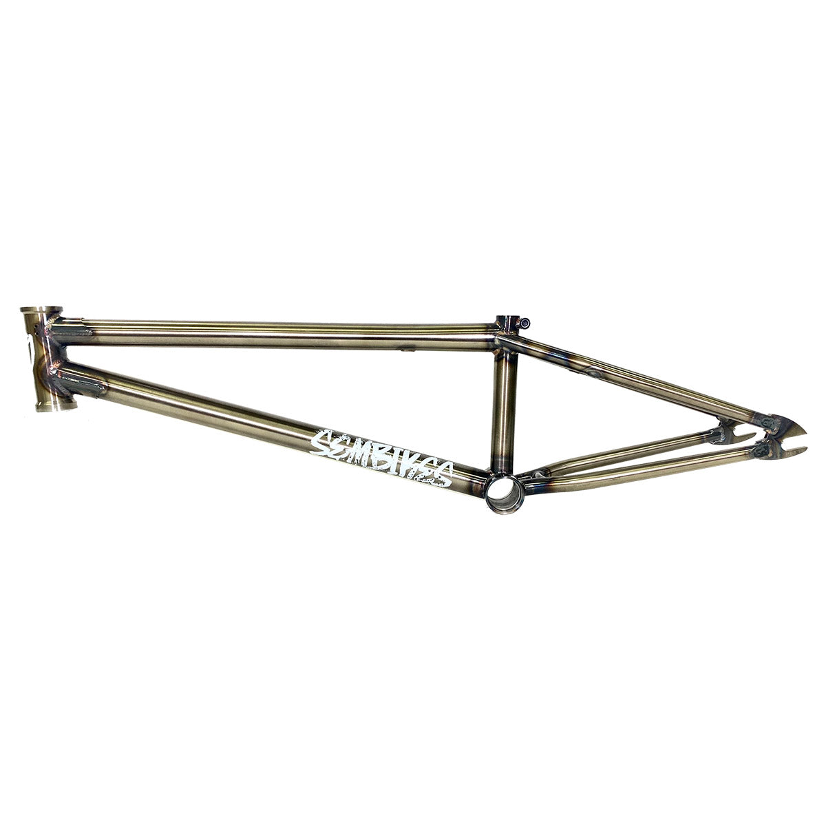 S&M Dagger Frame Gloss Clear Raw BMX Park Frames – The Secret BMX Shop