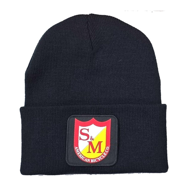 S&M Dense Cuffed Beanie Black BMX Beanies