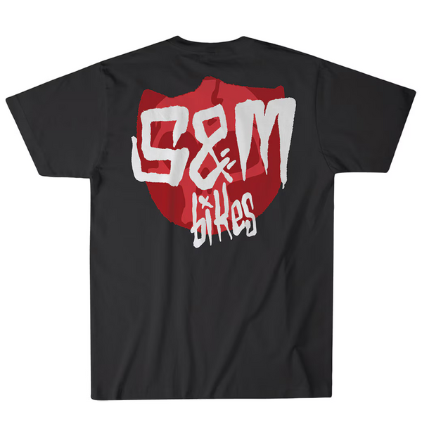 S&M Skull Shield Tee BMX Shirt