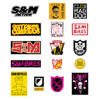 S&M Spring 2024 Sticker Pack BMX Stickers Decal Packs