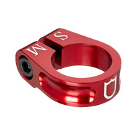S&M XLT Seat Post Clamp red BMX Clamps