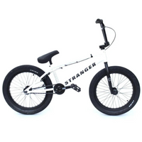 Stranger Crux Bike Matte White 2022 BMX Bikes 2023