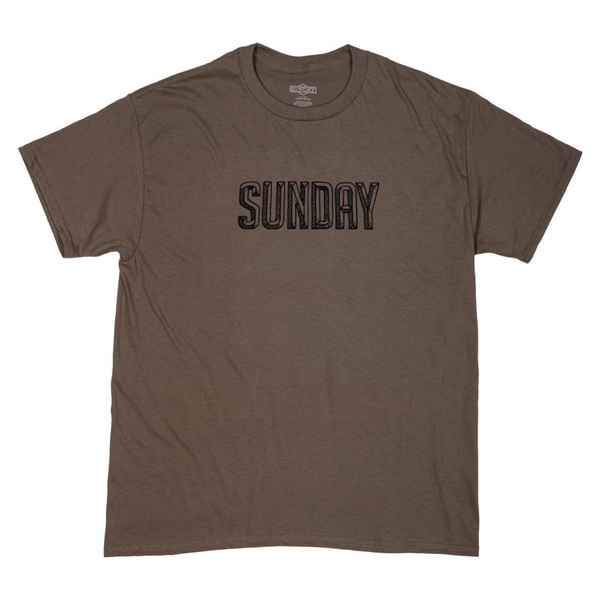 Sunday Bevel Tee brown BMX shirt