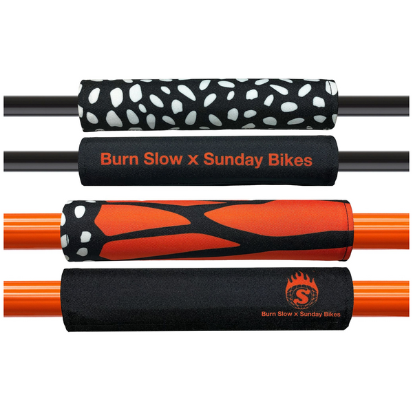 Sunday x Burn Slow Reversible Pad Set Monarch Butterfly BMX Padset