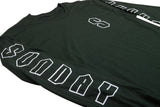 Sunday Cool S Long Sleeve Shirt Foreat Green BMX Tee