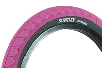 Sunday Current V2 Tire pink BMX Tires
